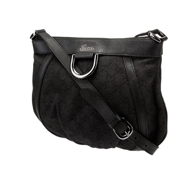 Guccissima Abbey D-ring Denim Crossbody Bag - Picture 1 of 5